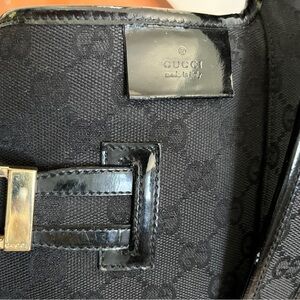 Gucci Black and Gold Men's Briefcase